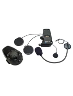 Sena SMH10D-10 Bluetooth 3.0 900M interkom pro motocykly s mikrofonem na čelence, sada pro 2 helmy