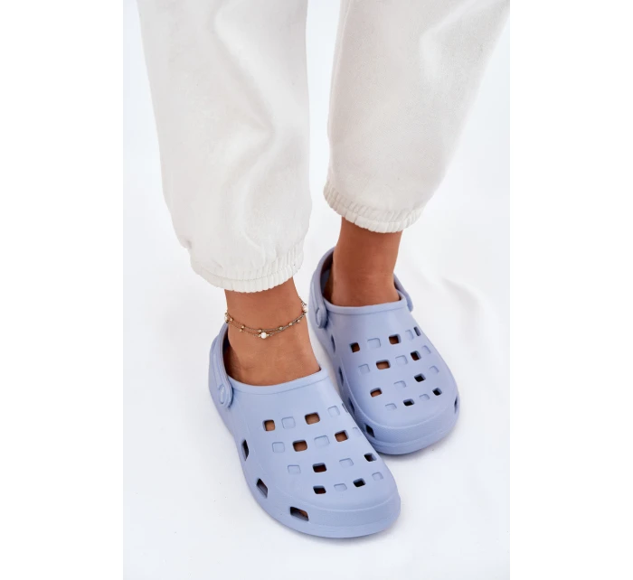 Dámské Pěnové Pantofle Modré model 21698074 - Boto Dámské Pěnové Pantofle Modré model 21698074 - Boto