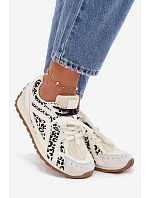 Kožené Semišové Dámské Tenisky Big Star model 22074797 Bílé - Big Star Shoes