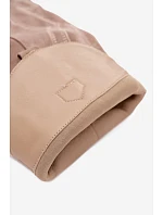 Kožené kozačky na podpatku s vytočenou holínkou Khaki Irella Kožené kozačky na podpatku s vytočenou holínkou Khaki Irella