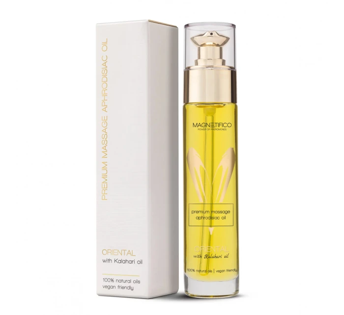 Luxusní masážní afrodiziakální olej Oriental 50 ml - Valavani Luxusní masážní afrodiziakální olej Oriental 50 ml - Valavani