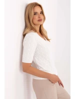 Svetr s krátkým rukávem  model 217330 Factory Price