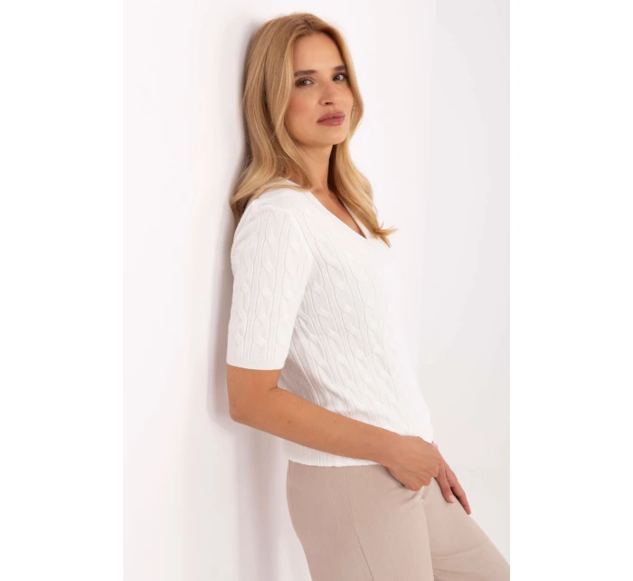 Svetr s krátkým rukávem  model 217330 Factory Price