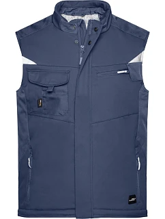Daiber JN 825 Pracovní zimní softshellová vesta - Strong 02.0825 navy/navy