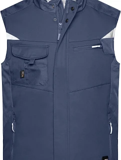 JN 825 Pracovní zimní softshellová vesta Strong model 22491365 navy/navy - Daiber