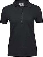 TJ 145 Dámské luxusní těžké strečové piqué polo model 22448675 black - Tee Jays TJ 145 Dámské luxusní těžké strečové piqué polo model 22448675 black - Tee Jays