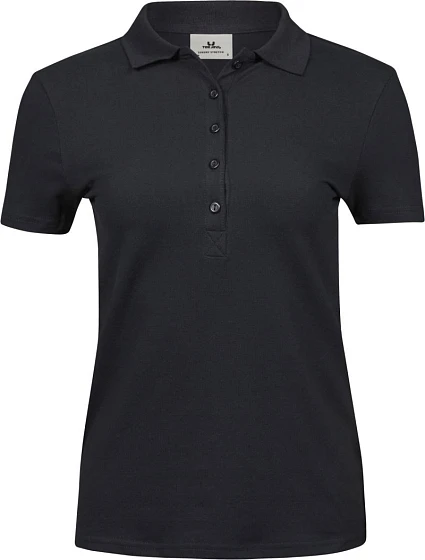 Tee Jays TJ 145 Dámské luxusní těžké strečové piqué polo 18.0145 black Tee Jays TJ 145 Dámské luxusní těžké strečové piqué polo 18.0145 black