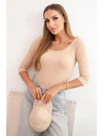 Tričko  cappuccino model 21193112 - K-Fashion