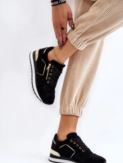 Semišové Sportovní Boty Na Černá model 21606382 - Boto