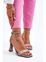 sandály na podpatku model 21609866 - S.Barski sandály na podpatku model 21609866 - S.Barski