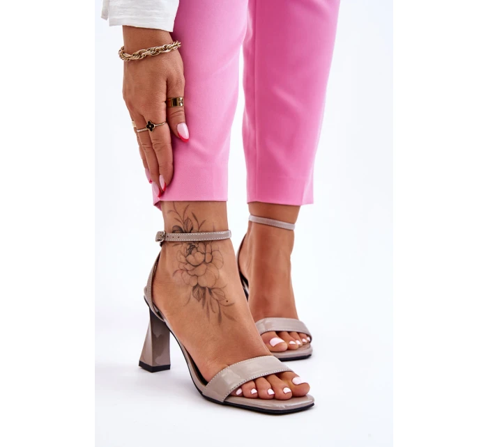 sandály na podpatku model 21609866 - S.Barski sandály na podpatku model 21609866 - S.Barski