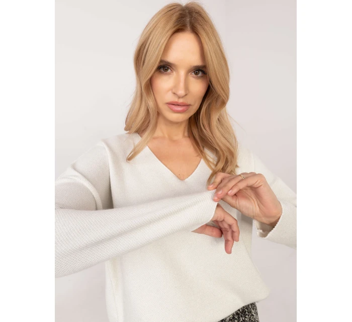 Bluzka DHJ BZ model 20609057 ecru - FPrice Bluzka DHJ BZ model 20609057 ecru - FPrice