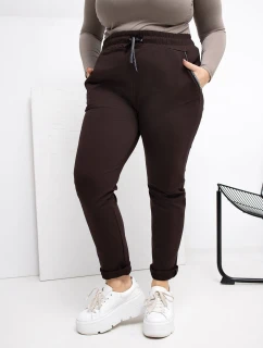 Spodnie dresowe RV DR model 21870767 ciemny brązowy - FPrice