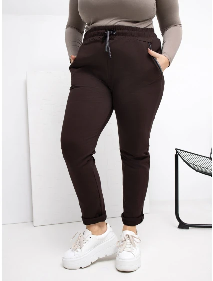 Spodnie dresowe RV DR model 21870767 ciemny brązowy - FPrice