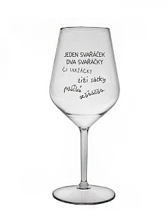 model 22168053 čirá nerozbitná sklenice na víno 470 ml - Giftela