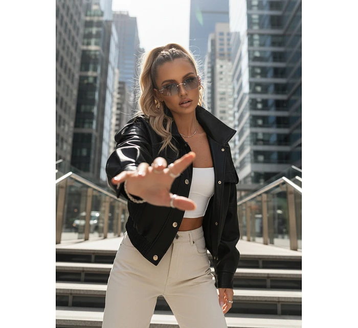 Kurtka damska z ze i czarna model 22042894 - FashionStreet