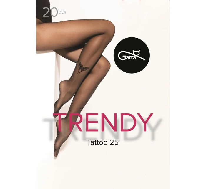 Punčocháče Trendy Tattoo model 20942792 20 den 24 - Gatta