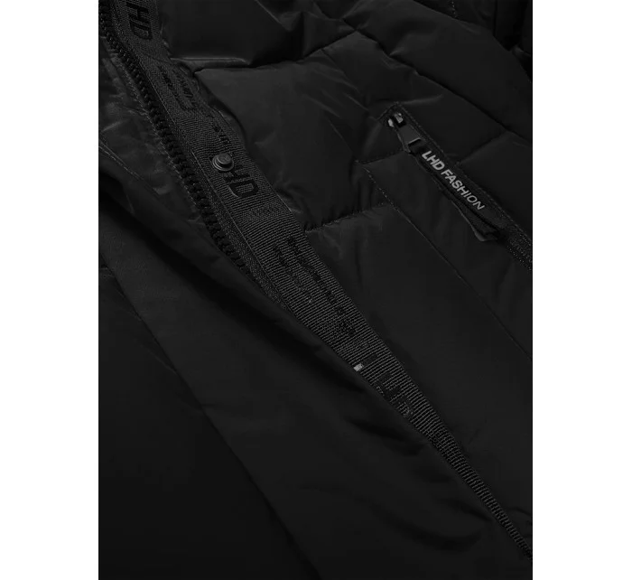 Černá dámská zimní prošívaná bunda model 21248054 - LHD Černá dámská zimní prošívaná bunda model 21248054 - LHD