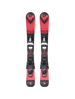 Dětské lyže ROSSIGNOL HERO Pro Team + vázání LOOK 4 Gw Black Bulk