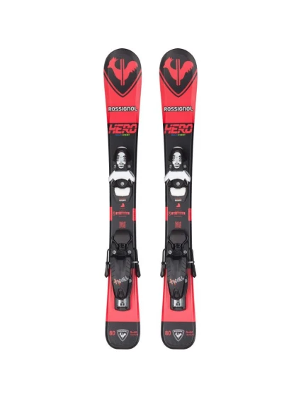 Dětské lyže ROSSIGNOL HERO Pro Team + vázání LOOK 4 Gw Black Bulk