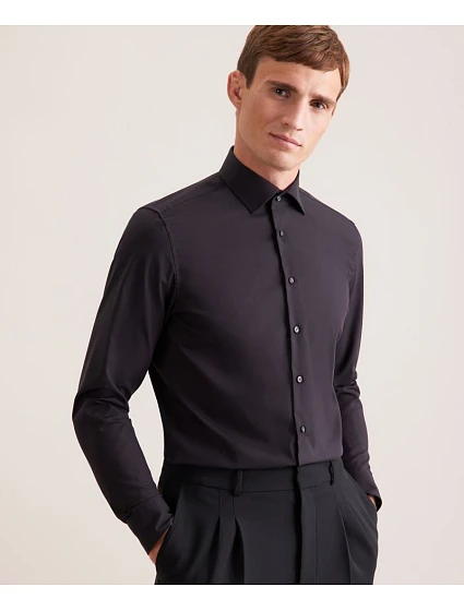 Shirt Slim LSL Košile s dlouhým rukávem model 22501256 anthracite - Seidensticker Shirt Slim LSL Košile s dlouhým rukávem model 22501256 anthracite - Seidensticker