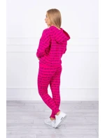 Fuchsiová sada s potiskem