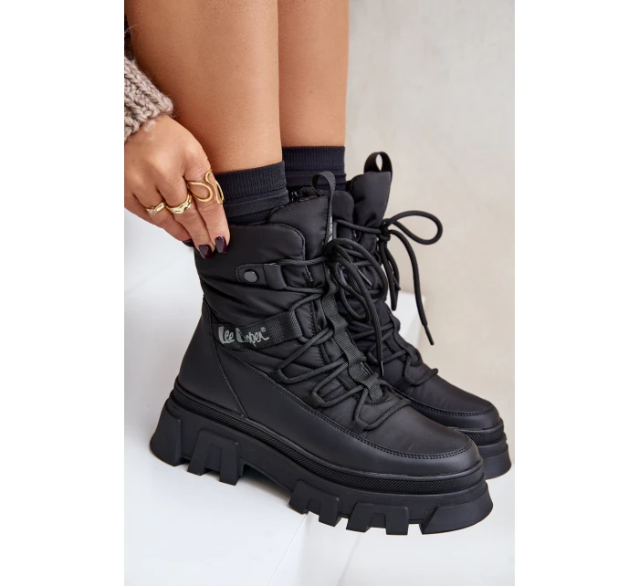 Dámské Sněhule Na Zip Lee Cooper LCJ-24-47-3144 Černé