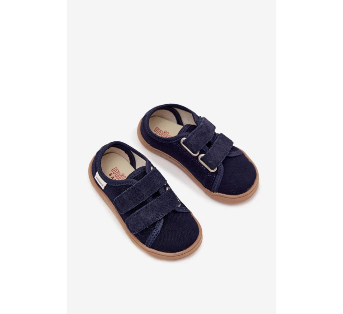 Pohodlné Pantofle Chlapecké Hladké Námořnické model 21705490 - Milami Pohodlné Pantofle Chlapecké Hladké Námořnické model 21705490 - Milami