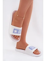 Dámské pantofle Big Star TT274A002 Bílomodré Dámské pantofle Big Star TT274A002 Bílomodré