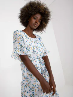 Šaty LK SK 507214 1.21 bílá a modrá