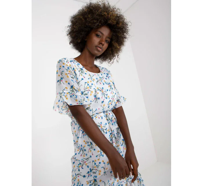 Šaty LK SK 507214 1.21 bílá a modrá