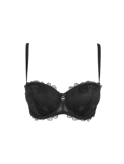 Podprsenka Lace 00020 černá model 5721637 - Emporio Armani Podprsenka Lace 00020 černá model 5721637 - Emporio Armani
