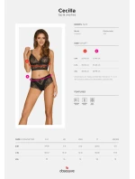 Smyslný set Cecilla top & shorties - Obsessive