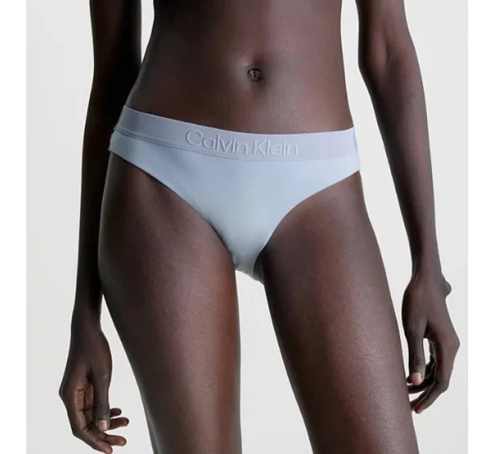 Dámský spodní díl plavek KW02032 DBS světle modrá - Calvin Klein