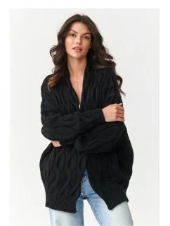 Svetr na zapínání  model 217407 Makadamia