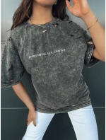 Dámské tričko KHUMBOS graphite FashionStreet RY2631 Dámské tričko KHUMBOS graphite FashionStreet RY2631