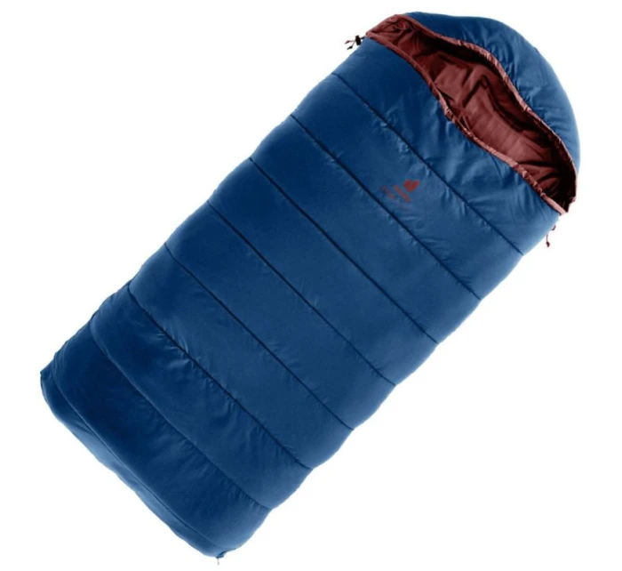 Dětský spací pytel Deuter Starlight SQ (130-170 cm) - noční modrá/červené dřevo Dětský spací pytel Deuter Starlight SQ (130-170 cm) - noční modrá/červené dřevo