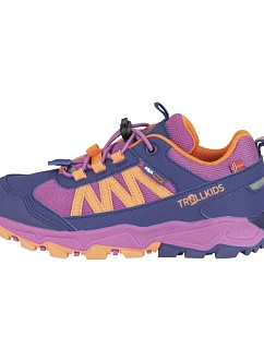 Kids Hiker Low violet  nepromokavá obuv pro chlapce/dívky model 22113933 - Trollkids