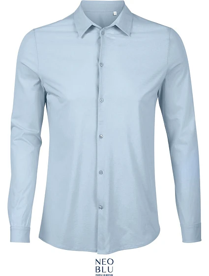 NEOBLU Balthazar Men Košile s dlouhým rukávem 24.3198 soft blue NEOBLU Balthazar Men Košile s dlouhým rukávem 24.3198 soft blue
