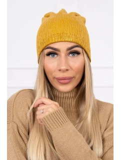 Čepice model 18747315 hořčice - K-Fashion