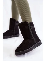 Dámské vysoké boty do sněhu Big Star model 21600022 Černe - Big Star Shoes