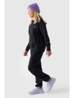 Dívčí Nepochybná Mikina S Kapucí Hladká Černá 4F 4FJWMM00TSWSF1316-20S