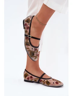 Baleríny S A Páskem Černé model 21699850 - Boto