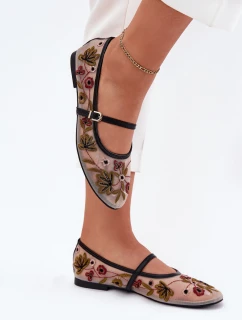 Baleríny S A Páskem Černé model 21699850 - Boto