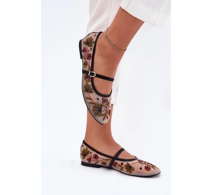 Baleríny S A Páskem Černé model 21699850 - Boto Baleríny S A Páskem Černé model 21699850 - Boto