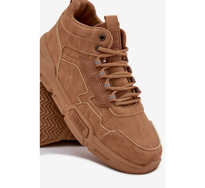 Pánské tenisky Big Star SS174281 HI-POLY SYSTEM Světle hnědé