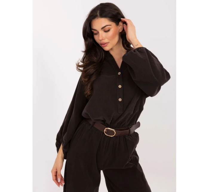 Koszula IT KS model 21722865 ciemny brązowy - FPrice