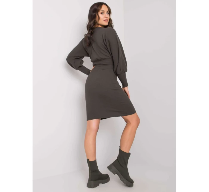 Šaty RV SK 6079.65 tmavá khaki Šaty RV SK 6079.65 tmavá khaki