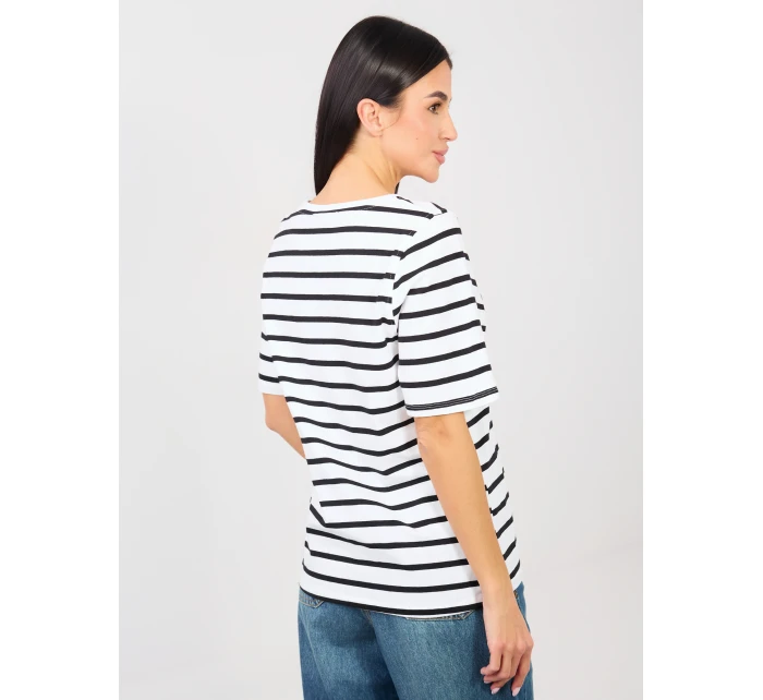 Tričko RV TS A1087.74 bílé a černé Tričko RV TS A1087.74 bílé a černé