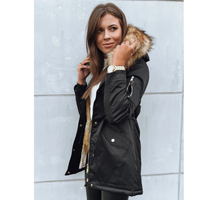 Dámská zimní bunda parka černá Dstreet model 21971026 - FashionStreet